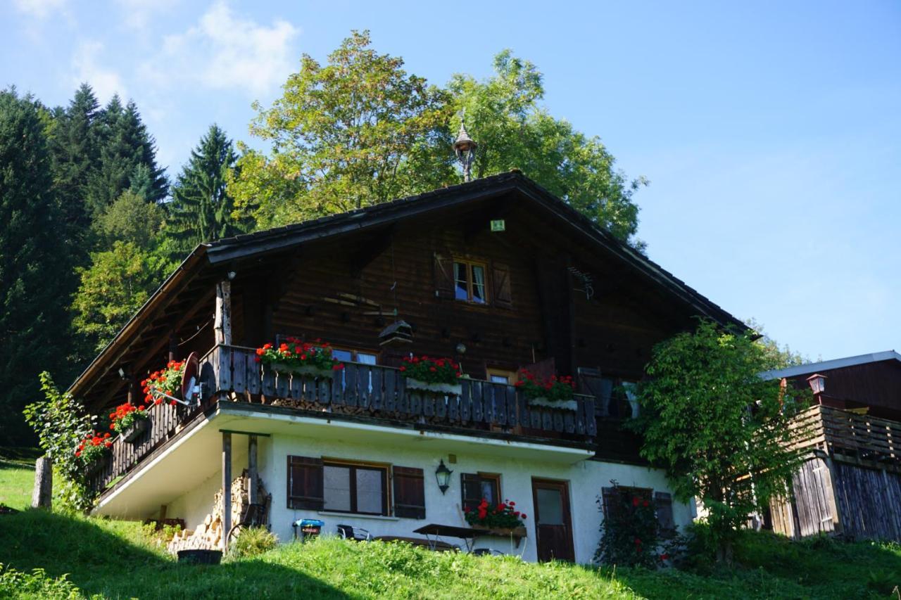Ferienwohnungen Im Blockhaus Metzler Schwarzenberg im Bregenzerwald Exterior photo