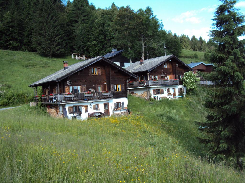 Ferienwohnungen Im Blockhaus Metzler Schwarzenberg im Bregenzerwald Exterior photo
