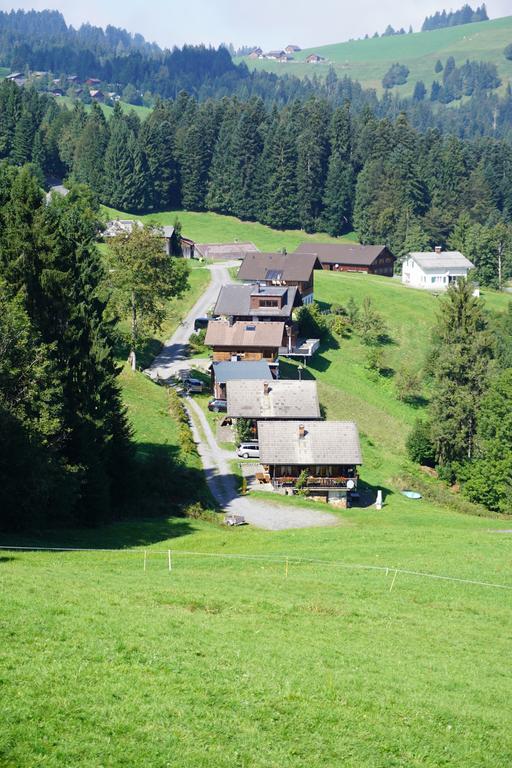 Ferienwohnungen Im Blockhaus Metzler Schwarzenberg im Bregenzerwald Exterior photo